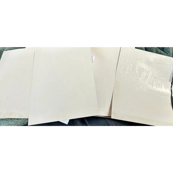 Lot of Embossed Unframed Salesman Sample Pinup Lithographs - Picture 3 of 4